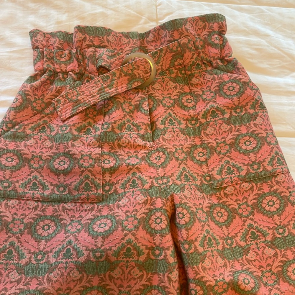 Sezane pantalone Silas in Spring Jacquard